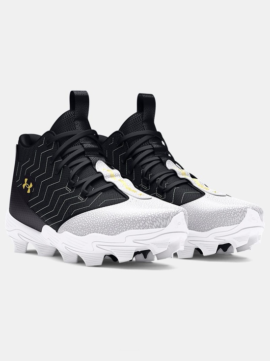Under Armour Other - NWT Under Armour Bryce Harper 9 Pro TPU Baseball Cleats White/Metallic Gold